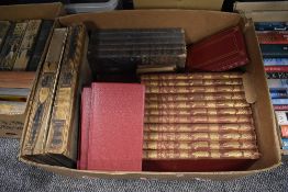 Miscellaneous. A carton. Includes; Hume & Smollett's History of England; Shakespeare (tempest