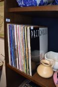 A selection of vinyl records and compilation albums 80's and 90's