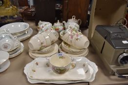 A selection of tea cups and saucers including Ringtons