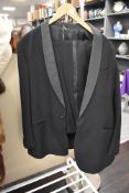 A gents vintage pure new wool dinner suit, design circle for John Collier,medium size approx.