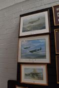 A selection of RAF aviation prints including Barry Rice and David Shepherd