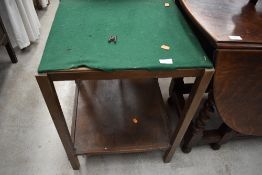 A vintage card table