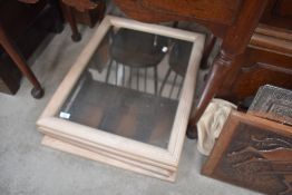 A selection of modern lime oak effect wall mirrors