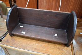 A stained from book trough, approx. width 53cm