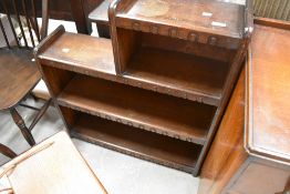 A small Priory style bookshelf