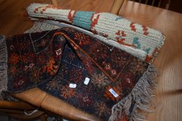 Two traditional prayer or similar rugs