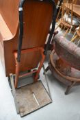 A vintage block barrow or sack truck