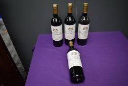 Four bottles of 1986 Chateau Haut Batailley, Pauillac Grand Cru Classe, France, 12.5% 750ml