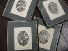 A set of four, Ltd Ed prints, after Geldart, wildlife, signed, all num 48/250, each 18 x 23cm, a Ltd