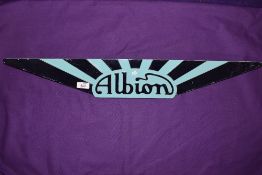 An Albion bus or lorry badge.