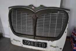 A genuine Bedford Coach Butterfly grill circa 1950's