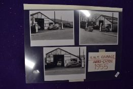 A set of local interest photographic prints for T.N.T garage at Caton dated 1955