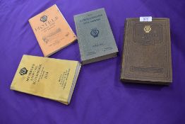 A selection of ephemera and instruction manuals for AA road side assistance