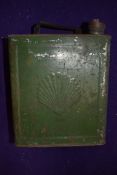 A vintage garage 2 gallon oil can for shell