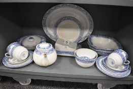 A selection of tea and dinner wares by Sollan Ware in the Satsuma design