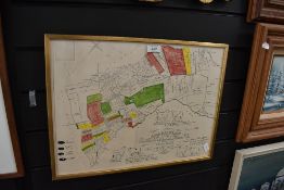 An award plan map for Westmorland grazing at Knock