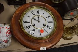 A reproduction 31 day wall clock