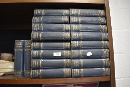 A library set of hard back book volumes for the Charles Dickens Library eighteen volumes in total