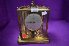 An Aug. Shatz & Sohne of Germany 1000 day square carriage clock