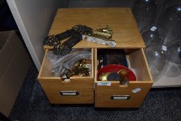 A box of clock parts
