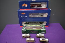 A Bachmann 00 gauge Class 108 Two Car DMU, boxed 32-900B, a Bachmann 00 gauge Inspection Saloon Car,