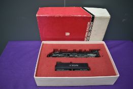 A Samhongsa Westside Model Company American Brass HO scale 4-4-6-2 AT & SF Loco & Tender 1398, in