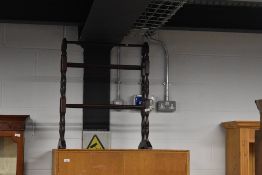 A reproduction towel rail in the Victorian styleq