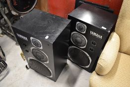 A pair of Yamaha NS-1000 monitor speakers