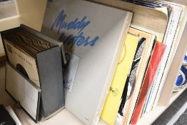 A selection of vinyl records and Lp's including 45rpm EP's