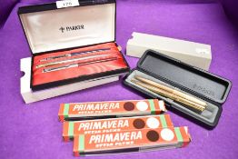 Five Parker pens and similar Primavera