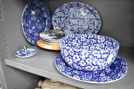 A selection of ceramics in a chintz design by Calico