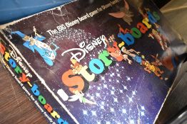 A vintage childrens board game by Disney Story Boards