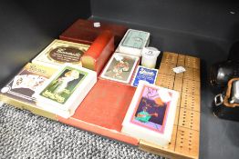 A selection of card games and packs including Leyland Motors