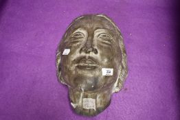 A mid century art studio made mask