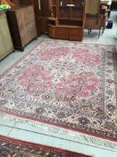 A room sized carpet square approx 366 x 274 (Super Keshan)