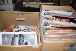 A selection of military and British army ephemera and Images of war magazines in binders