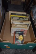 A selection of text and reference books for rocks, geology, fossils and minerals