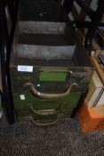Three vintage machinists compartmental draws.
