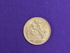 A 1911 George V Gold Sovereign