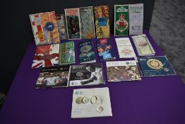 A collection of UK 50p, £1 & £2 Coins all in presentation packs, 2013 Benjamin Britten 50p, 1994