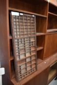A vintage printers tray