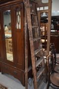 A vintage set of decorators ladders