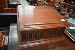 A 20th Century Priory style lecturn style writing box