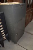 A vintage office cabinet