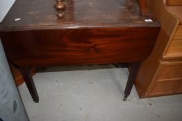 A Victorian stained frame Pembroke table