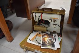 A vintage Husqvarna Viking sewing machine