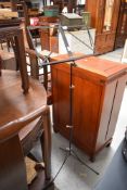 A metal music stand