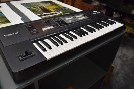 A Roland VP-550 Vocoder keyboard