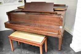 A baby Grand piano by Steck (converted from Pianola, working removed leaving a good serviceable