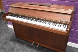 A vintage Kemble piano , 6.5 octaves, also labelled Broor Jorgensen